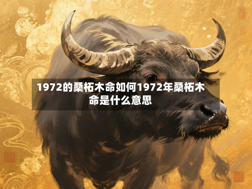 1972的桑柘木命如何1972年桑柘木命是什么意思