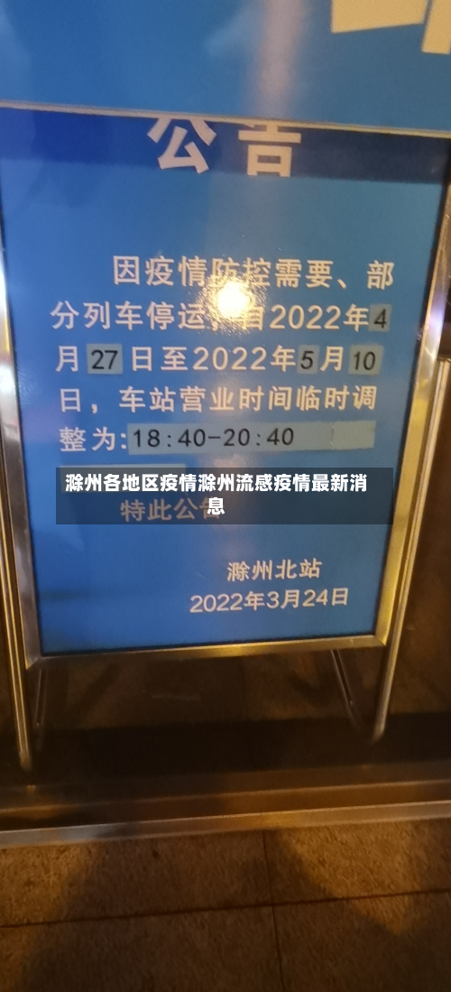 滁州各地区疫情滁州流感疫情最新消息