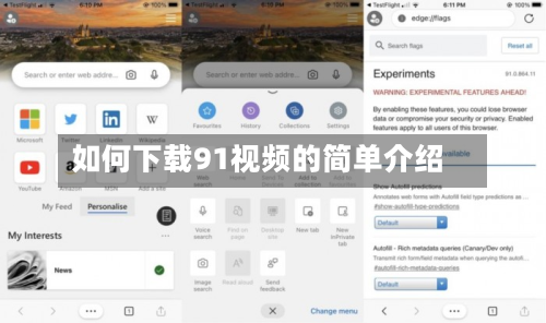 如何下载91视频的简单介绍